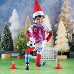The Elf on the Shelf Soccer Polar‎ Props North Pole Pitch Kit Accessory Kit New